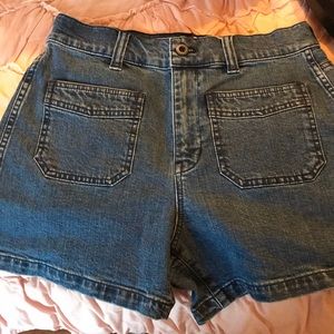 Madewell high rise denim shorts